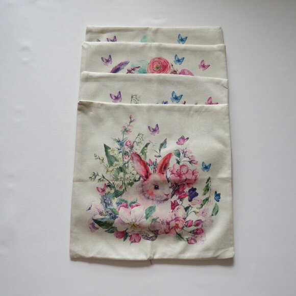 New Flyart Easter Pillow Covers With Zippers Set of 4 - Picture 8 of 8